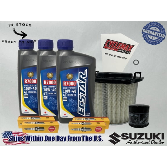 Cyclemax Semi-Synthetic Ecstar R7000 Tune-Up Kit fits 1988-1996 Suzuki GSX600