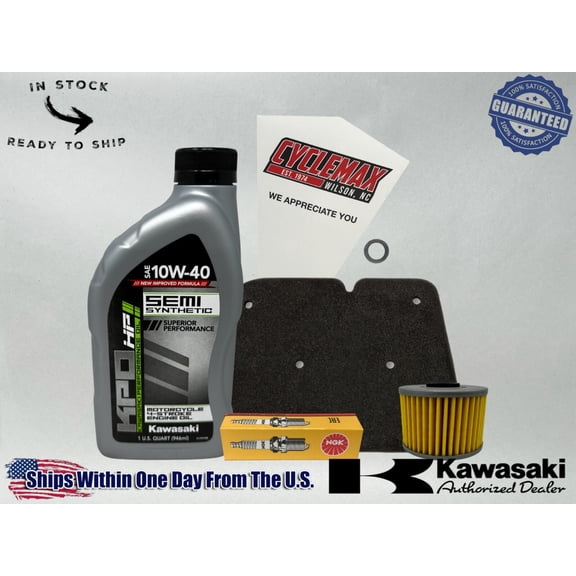 Cyclemax Semi-Synthetic KPO Tune-Up Kit fits 2020-2025 Kawasaki KLX230