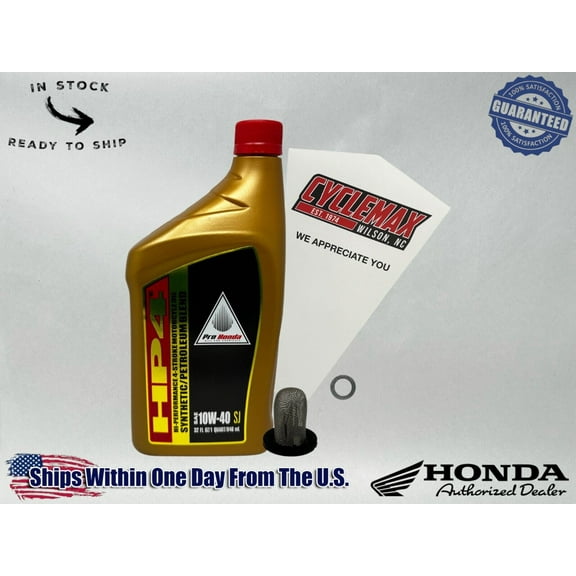 Cyclemax Semi Synthetic Oil Change Kit fits 2021-2025 Honda PCX