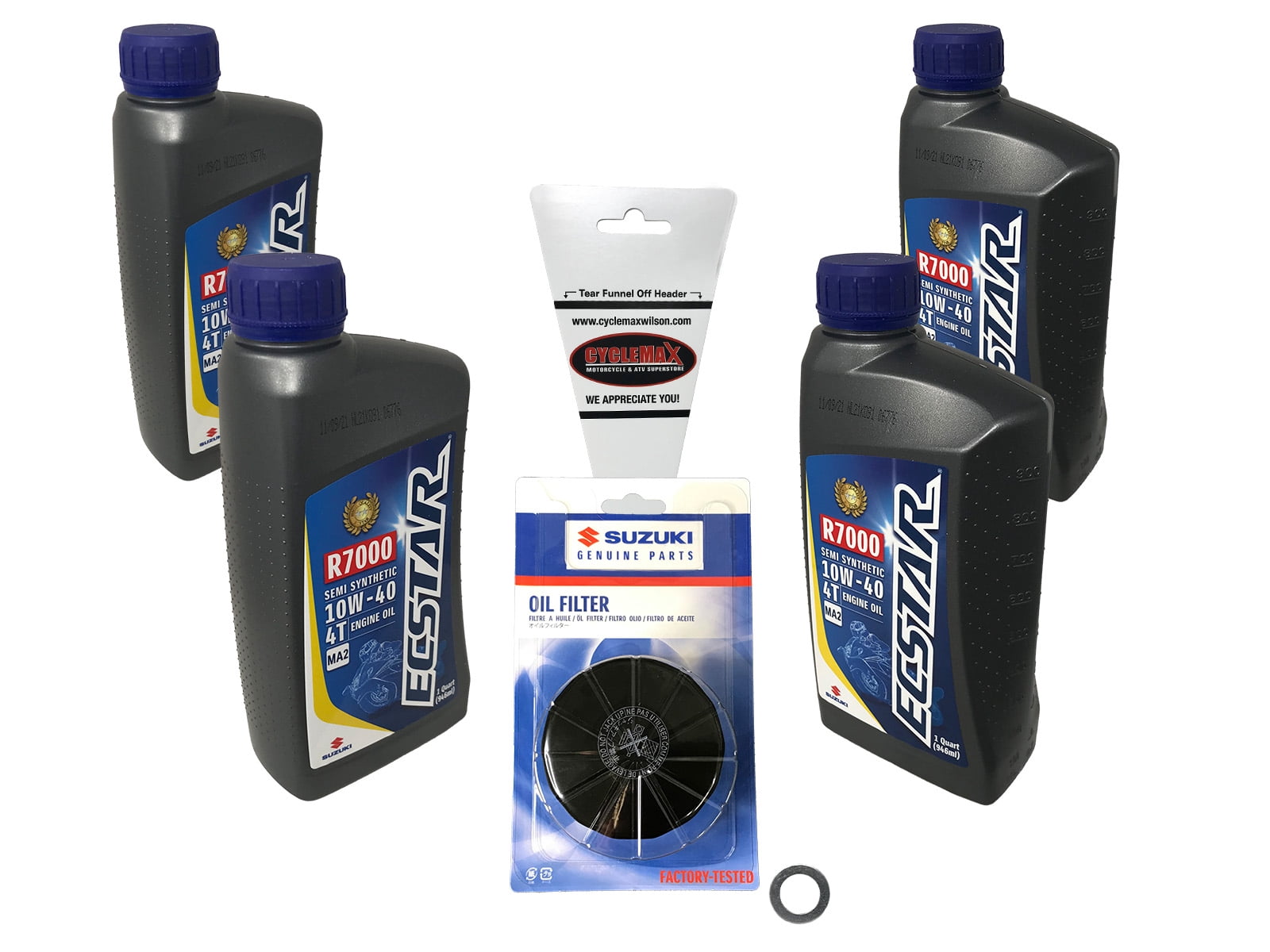 Suzuki GSX / Katana Motorcycles Genuine Suzuki OEM Oil Change Kit Suzuki GSX / Katana Motorcycles Genuine Suzuki OEM Oil Change Kit