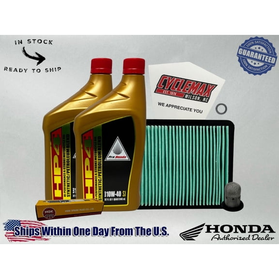 Cyclemax Semi Synthetic Tune Up Kit fits 2003-2024 Honda Ruckus with Spark Plug