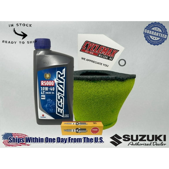 Cyclemax Standard Ecstar R5000 Oil Change Kit fits 2002-2023 Suzuki RM85