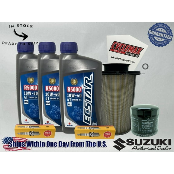 Cyclemax Standard Ecstar R5000 Tune-Up Kit fits 1985-1986 Suzuki GV1200 Madura