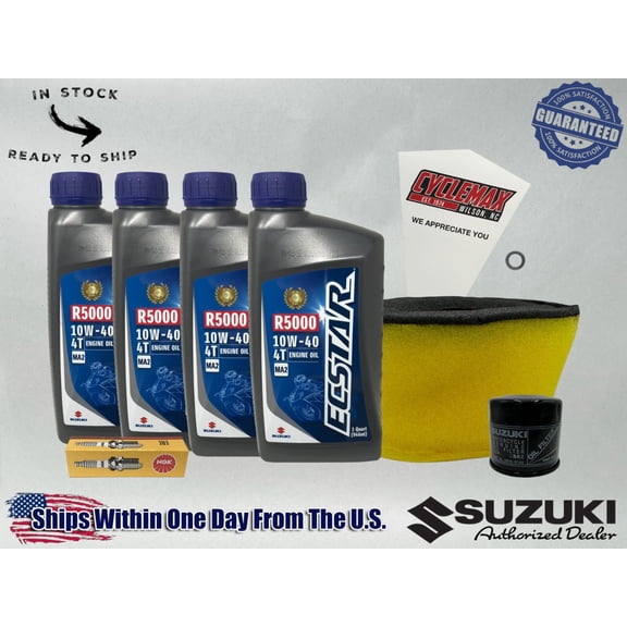 Cyclemax Standard Ecstar R5000 Tune-Up Kit fits 1998-2002 Suzuki LT-F500F