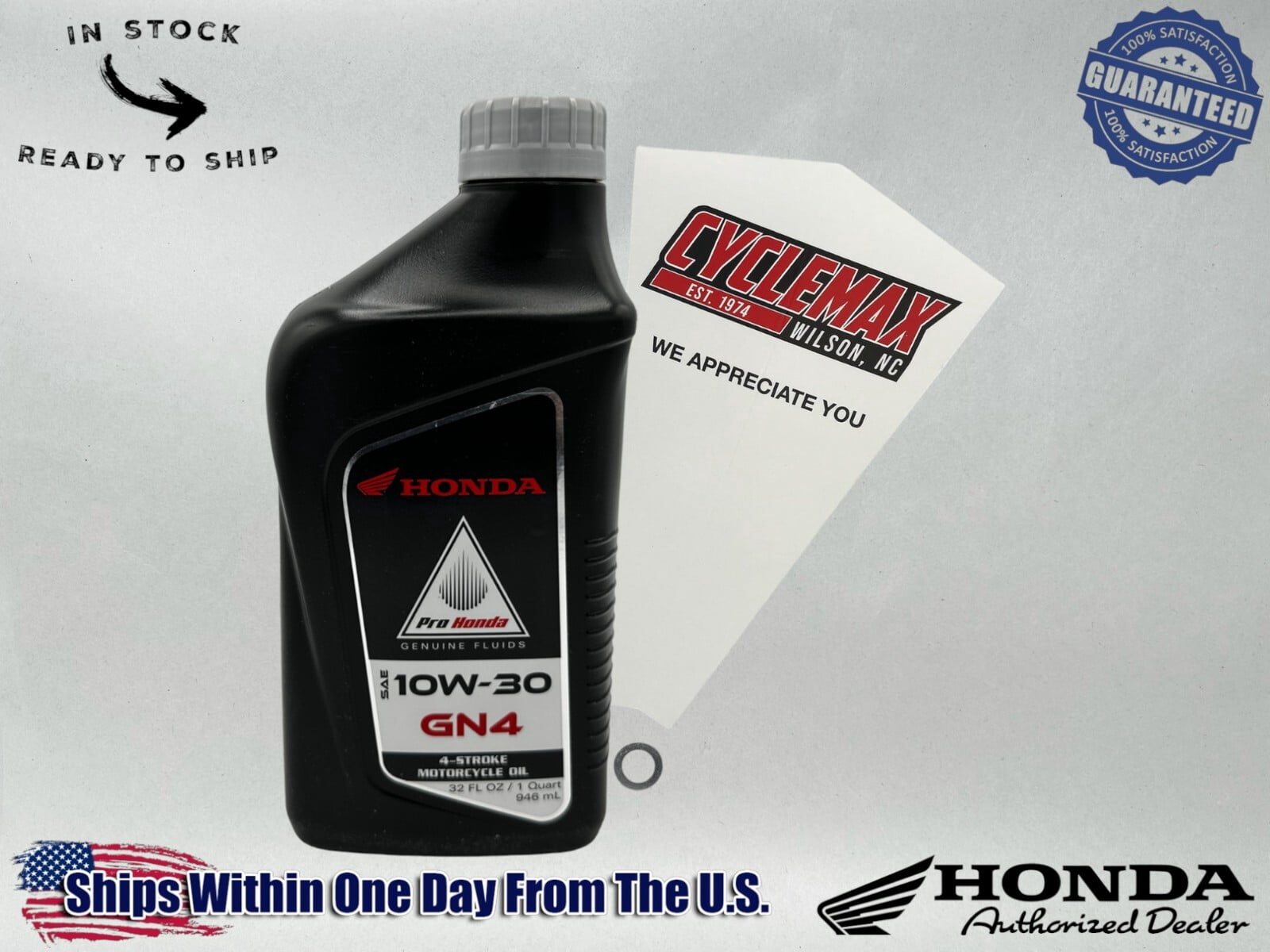Cyclemax Standard GN4 10W-30 Oil Change Kit fits 2013-2024 Honda CRF50