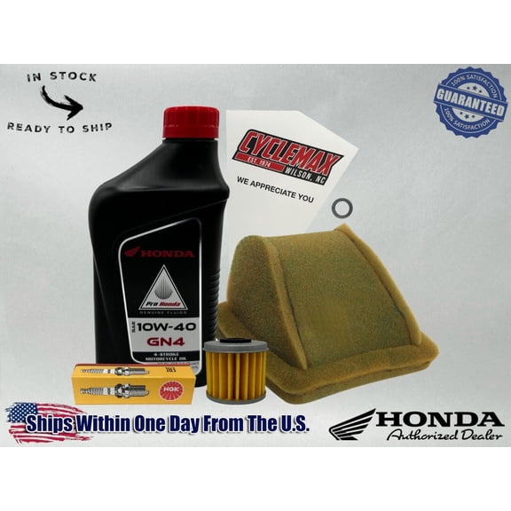 Cyclemax Standard GN4 10W-40 Tune-Up Kit fits 2018-2024 Honda MONTESO 4RT