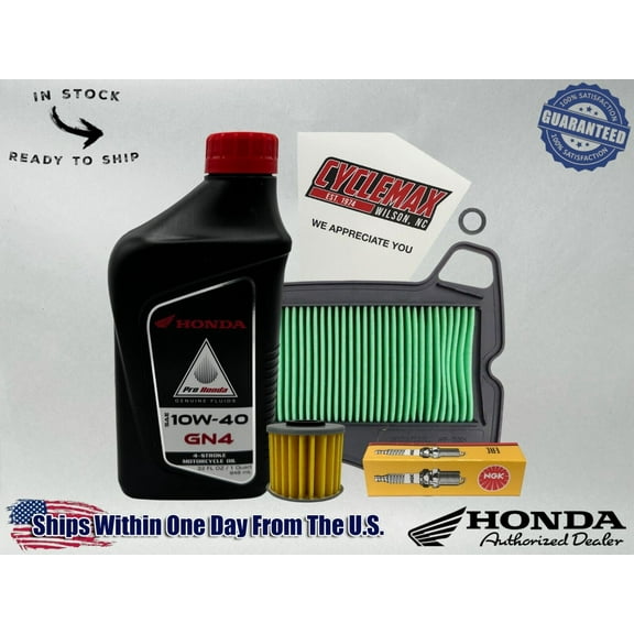 Cyclemax Standard GN4 10W-40 Tune-Up Kit fits 2019-2024 Honda Super Cub C125