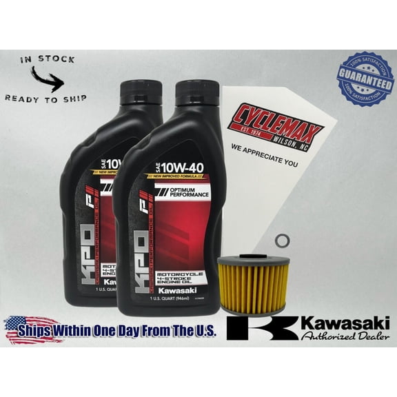 Cyclemax Standard KPO Oil Change Kit fits 2002-2025 Kawasaki KLX110
