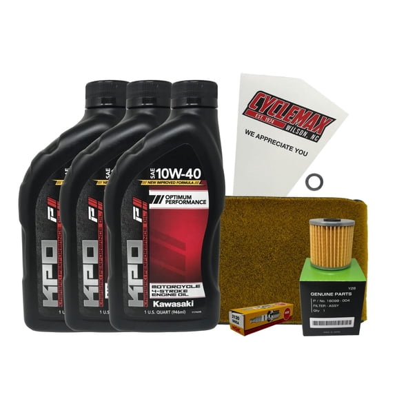Cyclemax Standard Tune Up Kit with Spark Plugs fits 1999-2002 Kawasaki BAYOU 220