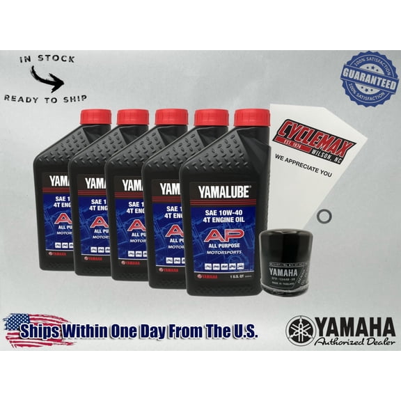 Cyclemax Standard Yamalube Oil Change Kit fits 1999-2003 Yamaha ROAD STAR XV1600