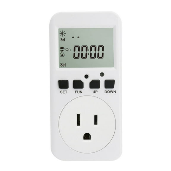 Cyclic Digital Timer Socket with Backup Battery for Automation Control