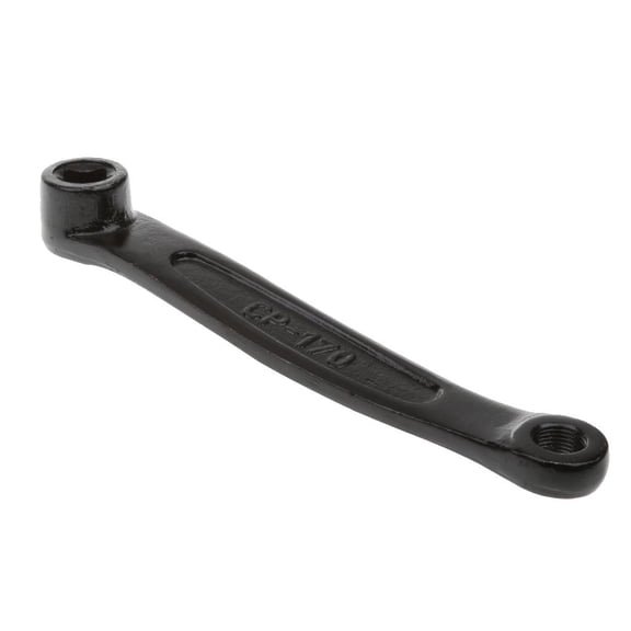 Cycling 170mm Black Steel Iron Left Crank Arm With Prismatic Hole