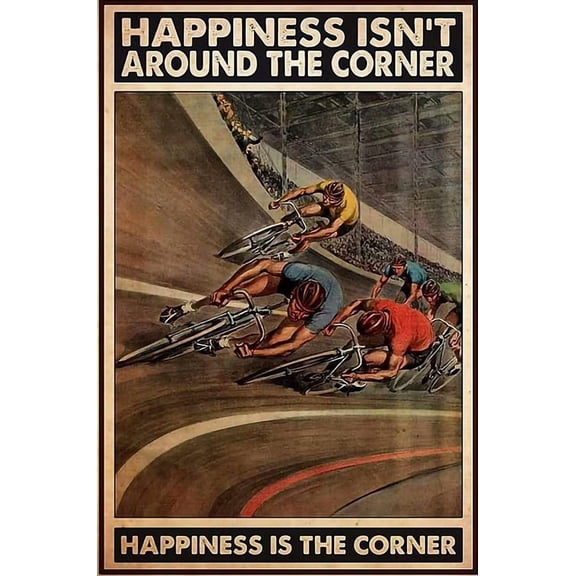 Cycling 300 Piece Jigsaw Puzzle For Adults And Families - Happiness Isn'T Around The Corner Bicycle Race Wooden Jigsaw Puzzle - Family Fun & Leisure Beginner Jigsaw Puzzle Toys