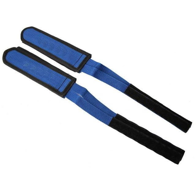 Cycling Adhesive Pedal Belt Blue Nylon Toe Clip Strap for Fixed Gear