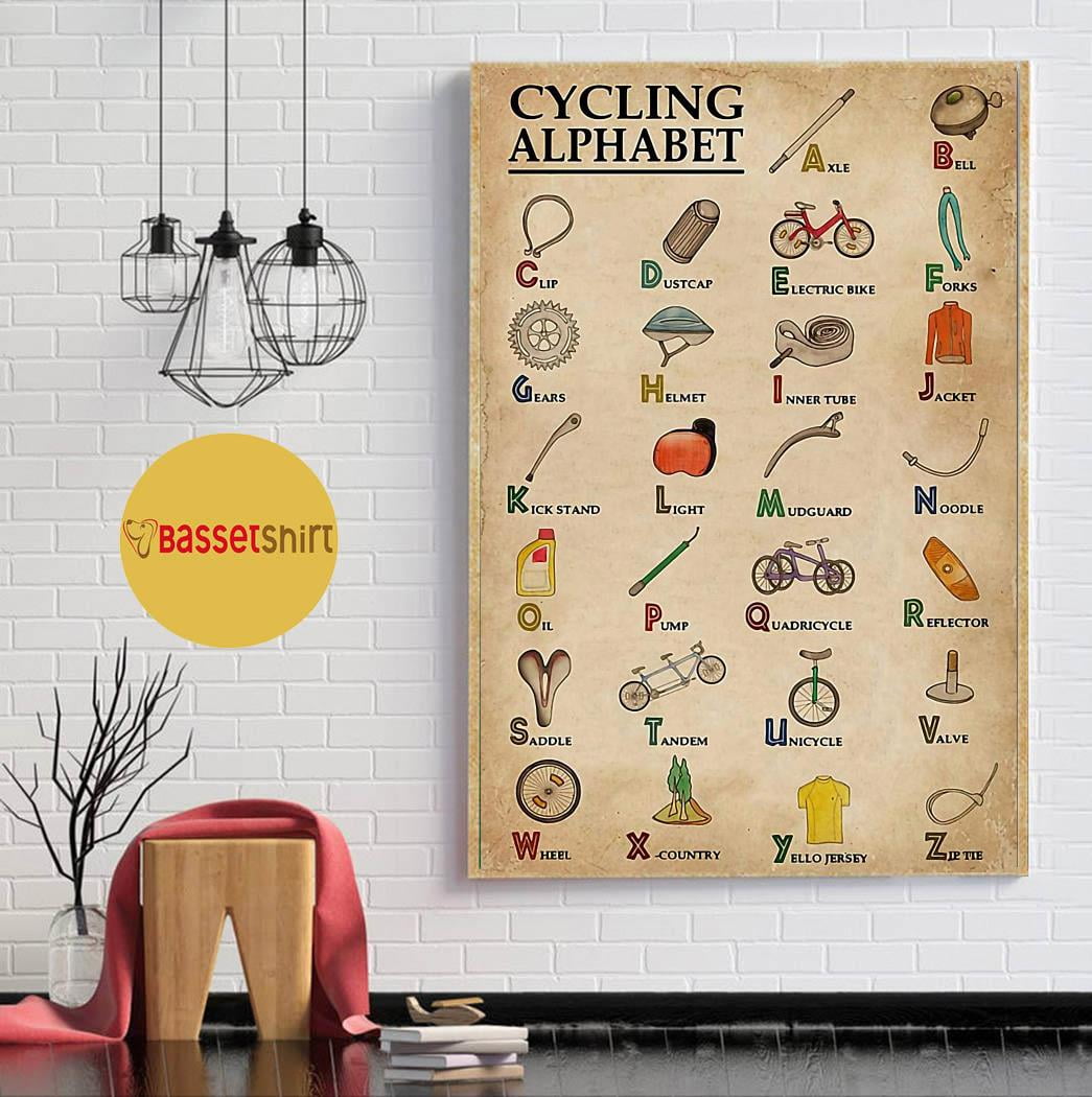 Cycling Alphabet tools poster 11 x 17 Inch Poster - Walmart.com