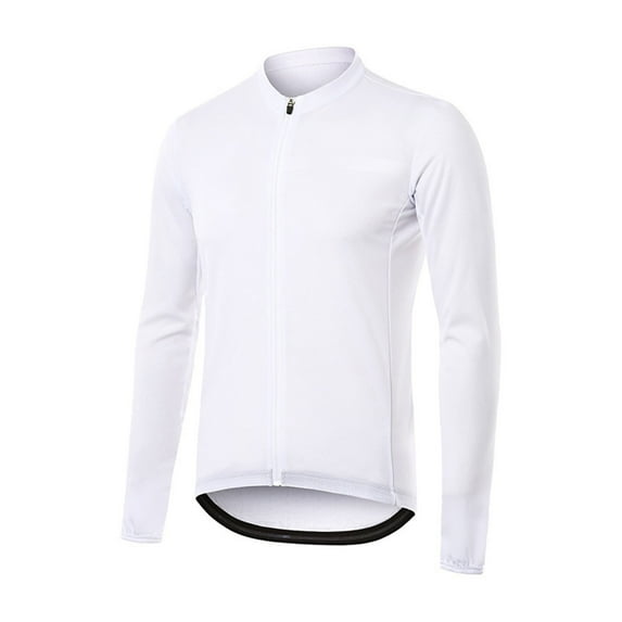 Cycling Apparel Men Full Zip Long Sleeve for MTB Road Bike Cycling Shirt Performance Comfort