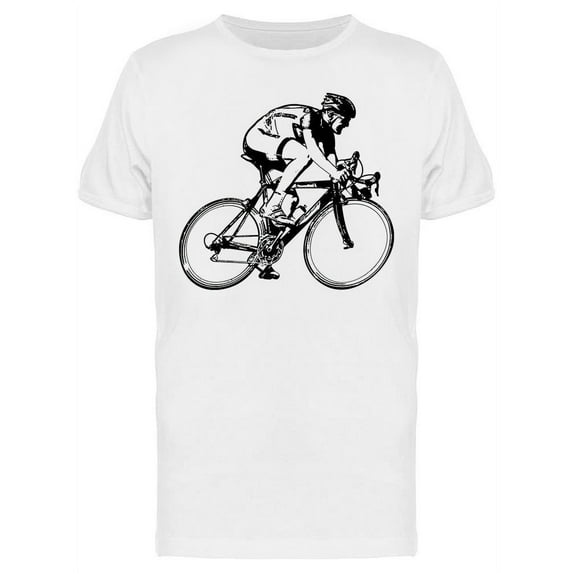 Cycling Athlete T-Shirt Men -Image by Shutterstock, Male Small