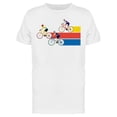 thumbnail image 1 of Cycling Athletes Design T-Shirt Men -Image by Shutterstock, Male Small, 1 of 2