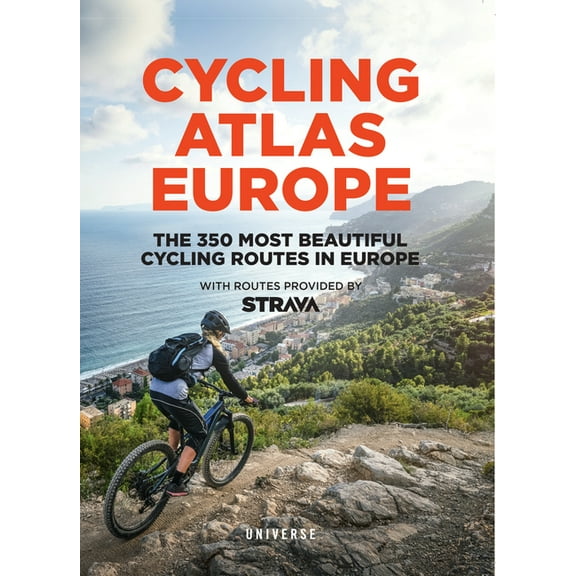 Cycling Atlas Europe: The 350 Most Beautiful Cycling Trips in Europe, (Paperback)