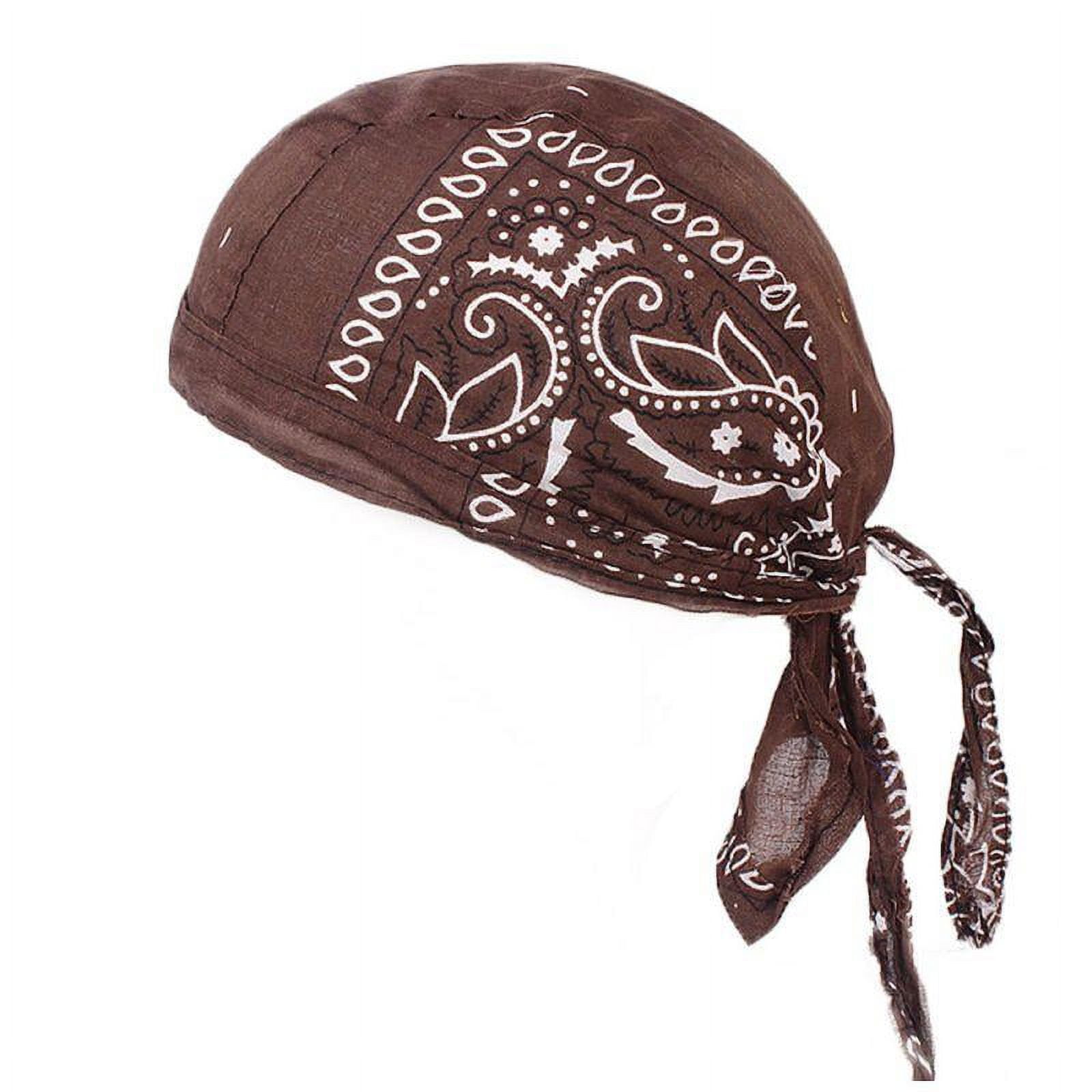 Cycling Bandana Skull Cap Beanie Lightweight Adjustable Cotton