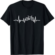 Cycling Bicycle Mountain Bike Tees And Gifts Funny Bicycle Heartbeat Cycling Cyclist T-Shirt