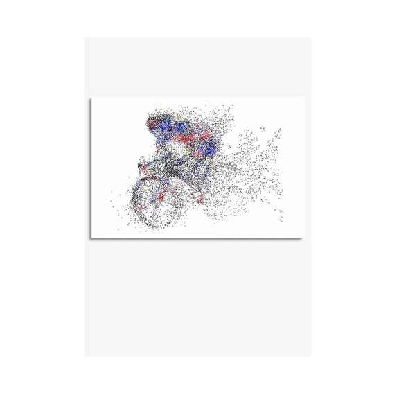 Cycling Bicycle Vintage Poster Home Decor Office Wall Art