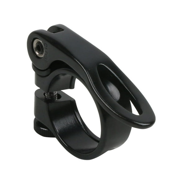Cycling Bike Quick Release Seatpost Clamp for Mountain Bike - 31.8mm (Black)