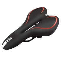 Cycling Bike Seat Comfortable Memory-Foam Bicycles Seat with Ergonomic Zone Silicone Bike Saddle for Mountain/Road Bike