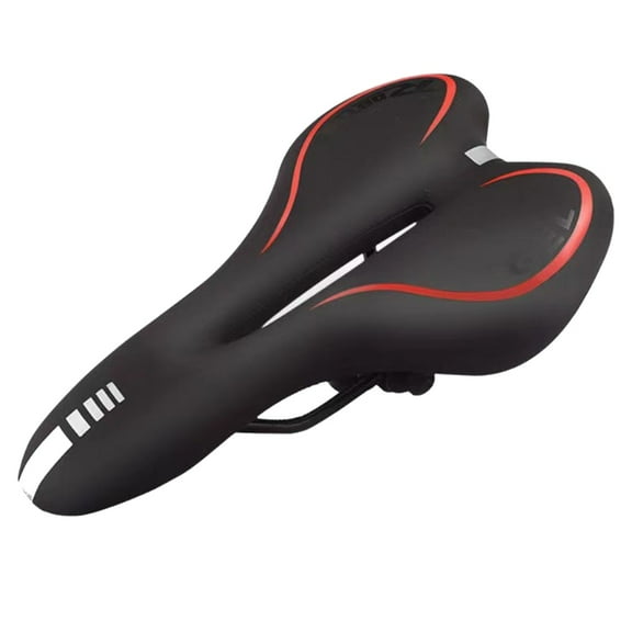 Cycling Bike Seat Comfortable Memory-Foam Bicycles Seat with Ergonomic Zone Silicone Bike Saddle for Mountain/Road Bike