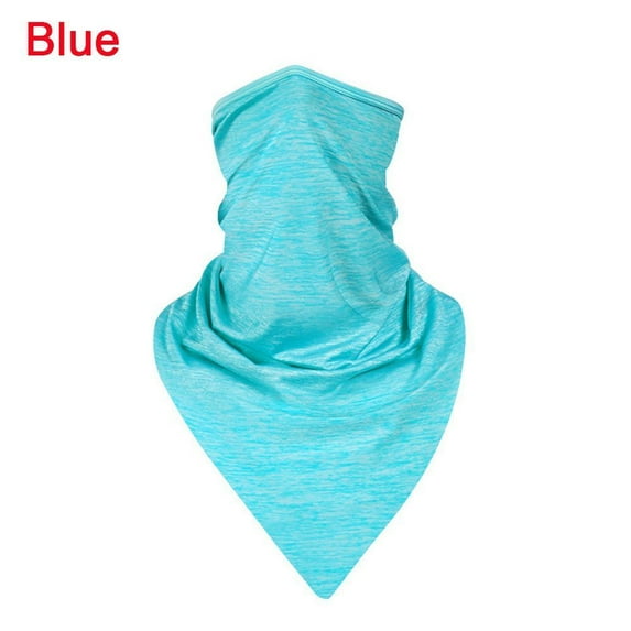 Cycling Bike Ski Outdoor Sports Windproof Dust Scarf Wrap Bandana Balaclava Neck Cover BLUE(PURE COLOR) 1 PIECE