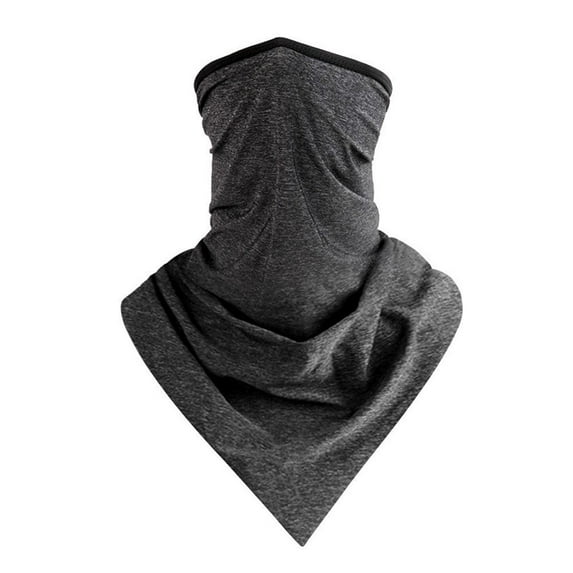 Cycling Bike Ski Outdoor Sports Windproof Dust Scarf Wrap Bandana Balaclava Neck Cover DARK GRAY(PURE COLOR) 1 PIECE