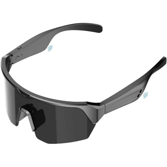 Cycling Bluetooth Glasses, Smart Sports Glasses for Men Women, Bluetooth Sunglasses 5.3 with UV400 Protection Outdoor Glasses for Running Driving Fishing Golf