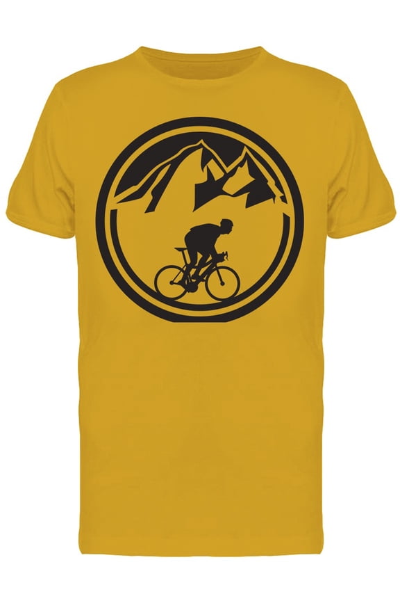 Cycling Cool Logo Graphic T-Shirt Men -Image by Shutterstock, Male x-Large