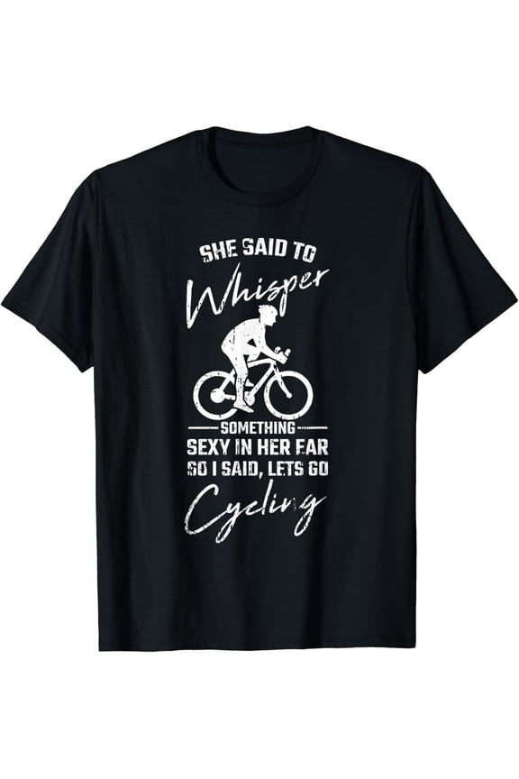 Cycling Couple Sports Lovers Gift Graphic T-Shirt, Size S-5XL