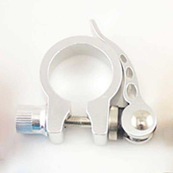 Cycling Cycling Parts 25.4/28.6/31.8/34.9mm Aluminium Alloy Mountain MTB BMX 5 Colors Bicycle Seatpost Clamps Seatpost Clamp Bike Seat Clamp Bike Seat Post Tube Clip SILVER 34.9MM