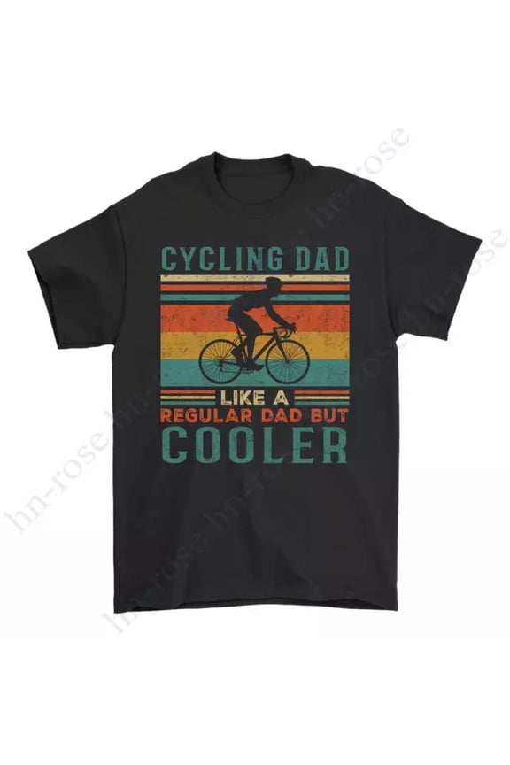 Cycling Dad Bicycle Rider Fathers Day Gift T-shirt