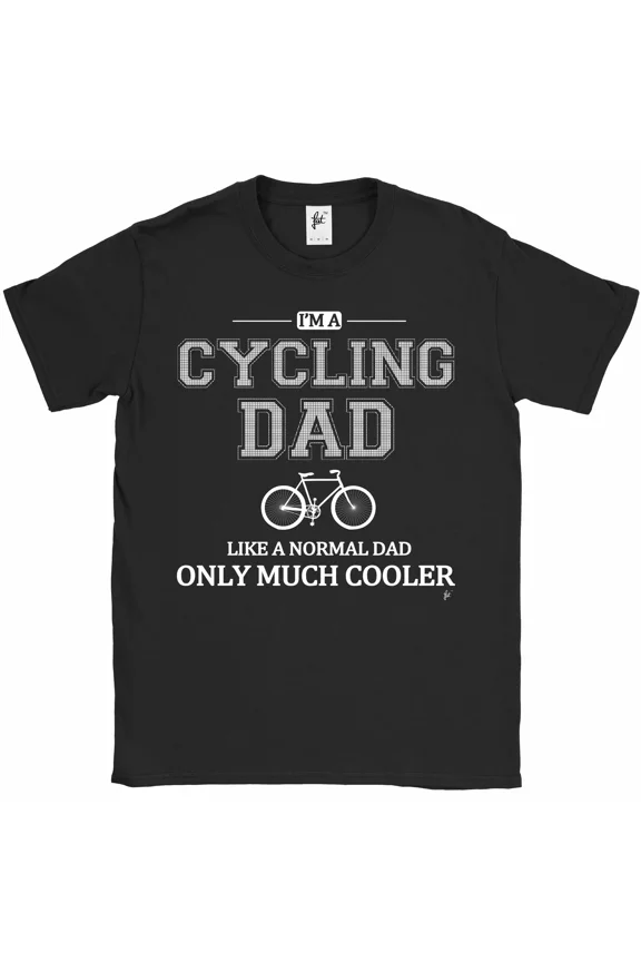 Cycling Dad Cooler Than Normal Dad Fun Rider Pride Motivational Unisex T-Shirt up to size 5XL