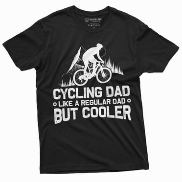 Cycling Dad T-Shirt Biker Father'S Day Father Sports T-Shirt Cool Dad Gift Idea Mens Tee (Large Black)