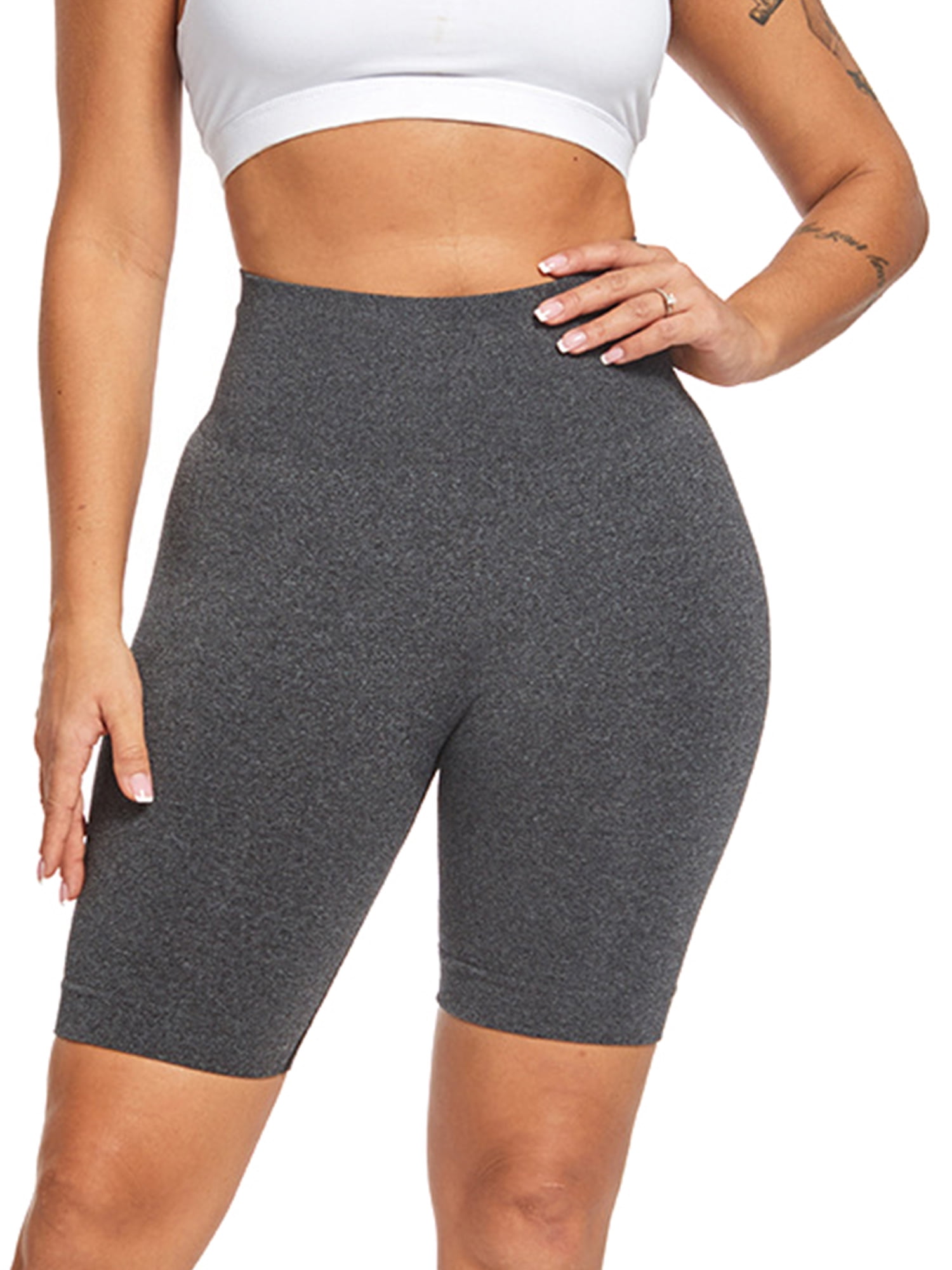 Cycling Dance Biker Shorts For Women Stretch High Waist Leggings Shorts