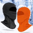 thumbnail image 1 of Cycling Face Guard Warm Winter Cold Weather Men Women Outdoor Windproof Full Cover Neck Gaiter Balaclava Hood Bandana Scarf, 1 of 8