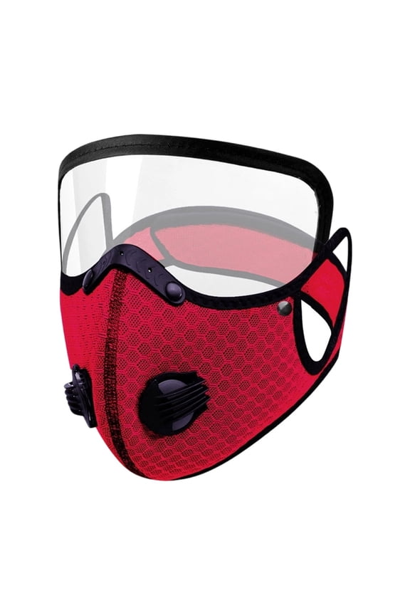 Cycling Face Mask , Detachable Visor Warm Breathable Dustproof Protective Cover for Outdoor Running Hiking Motorcycling Daily Cold Weather Use