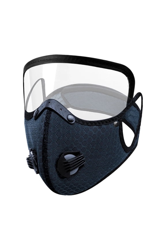 Cycling Face Mask , Detachable Visor Warm Breathable Dustproof Protective Cover for Outdoor Running Hiking Motorcycling Daily Cold Weather Use