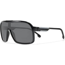 Cycling Glasses UV400 Protection & Polarized Outdoor Sunglasses Sports Running Eyewear Fashion Bike Party Sunglasses Grey