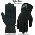 thumbnail image 1 of Cycling Gloves 100% Waterproof Touch Screen Unisex Gloves | Fleece Gloves for Men Women | Full Finger Gloves | Touch Screen Gloves with Hipora Ideal for Cycling Running Driving Hiking Black-XL, 1 of 5