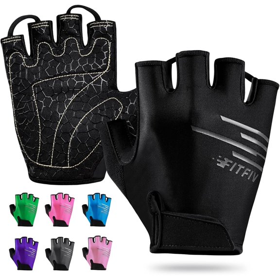 Cycling Gloves Bike Gloves for Men/Women Half Finger Biking Gloves Exercise Workout Gloves Suitable for Outdoor Sports, Gym, Weight Lifting, Rowing and Motorcycle