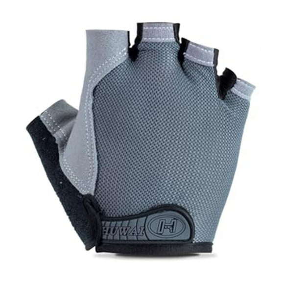 Cycling Gloves Half Finger,Cycling Gloves for Men Women - Breathable Gel Road Mountain Bike Riding Gloves - Anti-Slip Bike Glove for Fitness Cycling Training Outdoor Sports(GreyS)