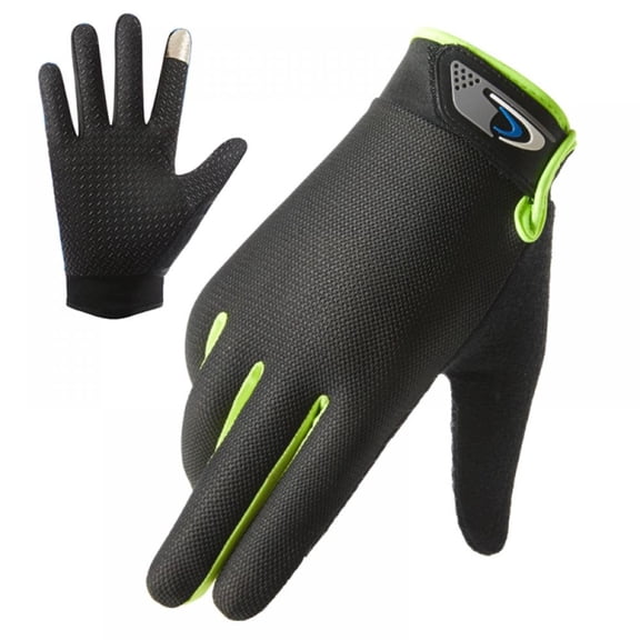 Cycling Gloves Mountain Bike Gloves: Touch Screen Full Finger Gloves Lightweight Bicycle Gloves for Men Women Breathable Anti-Skid Shock-Absorbing Padded Gloves for Summer Biking Running