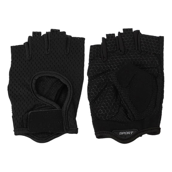Cycling Gloves Outdoor Cycling Breathable Half-finger Sports Gloves for Men and Women M Size 1 Pair