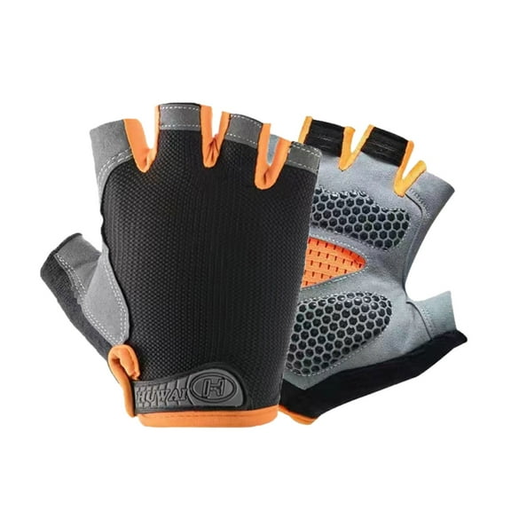 Cycling Half Finger Gloves for Sports Wear Windproof Elastic Riding Gear in Spring Summer Seasons