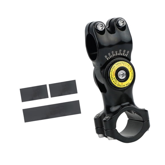 Cycling Handlebar Clamp for Action Cameras, Aluminum Alloy Selfie Bracket with Adjustable Angles